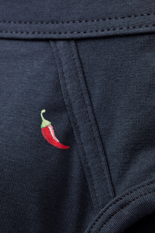 Hot Pepper Print Superior Cotton Briefs Hot Pepper Print Superior Cotton Briefs