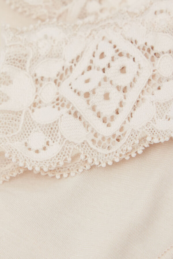 Lace and Cotton 80S Style Brazilian Lace and Cotton 80S Style Brazilian