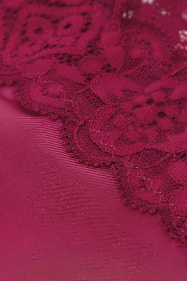 Lace and Microfiber 80S Style Brazilian Lace and Microfiber 80S Style Brazilian