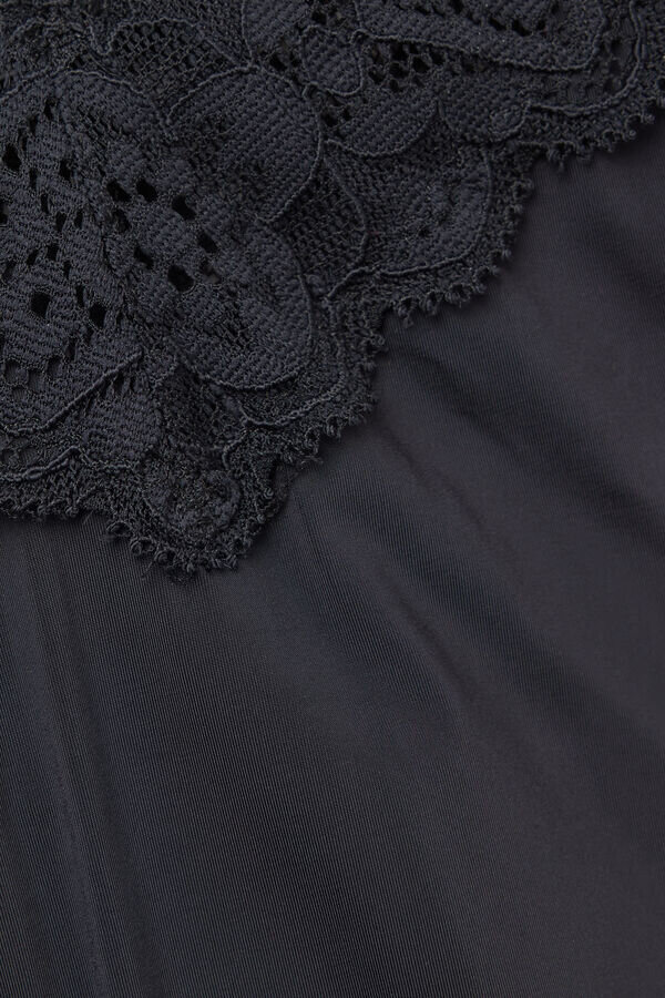 Lace and Microfiber 80S Style Brazilian Lace and Microfiber 80S Style Brazilian