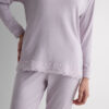 Lace Trim Full Length Pajamas in Modal Lace Trim Full Length Pajamas in Modal