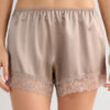 Lace Trim Silk Shorts Lace Trim Silk Shorts