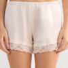 Lace Trim Silk Shorts Lace Trim Silk Shorts