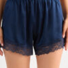Lace Trim Silk Shorts Lace Trim Silk Shorts