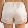 Lace Trim Silk Shorts Lace Trim Silk Shorts