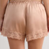 Lace Trim Silk Shorts Lace Trim Silk Shorts