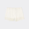 Lace Trim Silk Shorts Lace Trim Silk Shorts