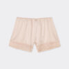 Lace Trim Silk Shorts Lace Trim Silk Shorts