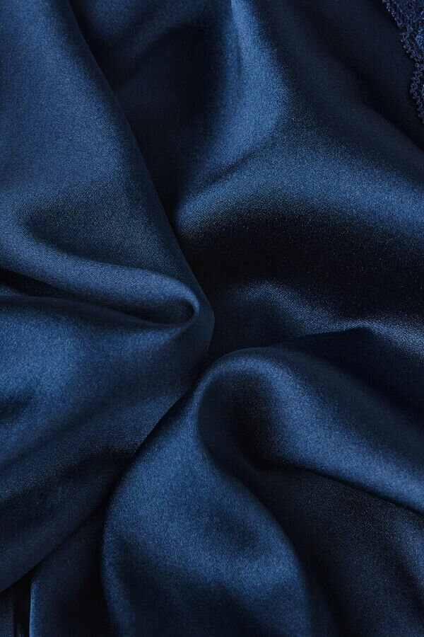 Lace Trim Silk Shorts Lace Trim Silk Shorts