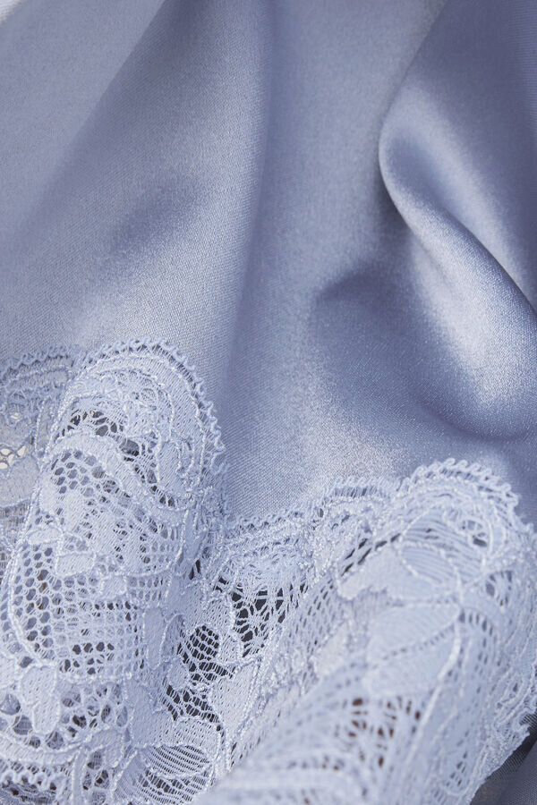 Lace Trim Silk Shorts Lace Trim Silk Shorts