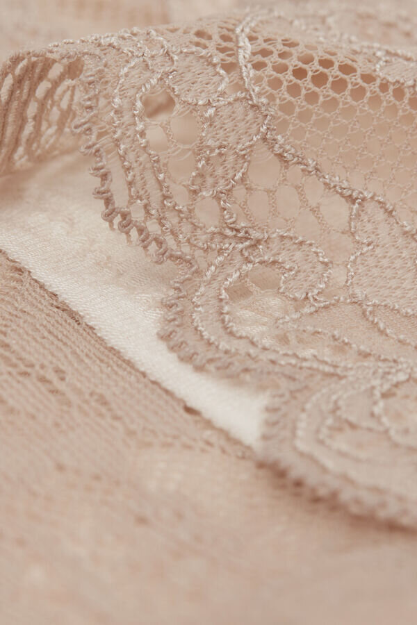 Lace Trim Tank Top Short Pajamas in Modal Lace Trim Tank Top Short Pajamas in Modal