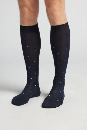 Lisle Cotton Knee Socks