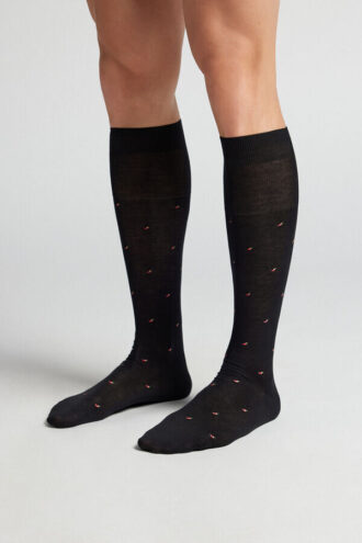 Lisle Knee Socks