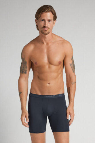 Long Microfiber Boxers