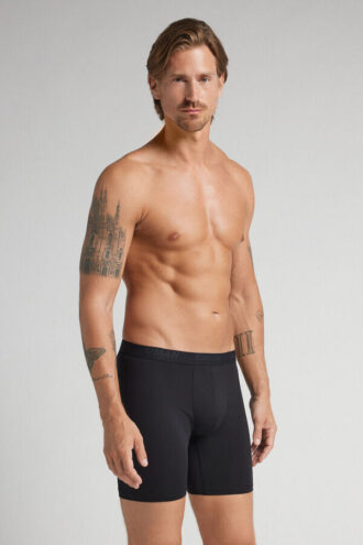 Long Microfiber Boxers