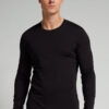 Long-Sleeve Crew-Neck Merino-Wool Top