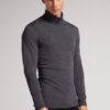 Long-Sleeve High-Neck Merino-Wool Top