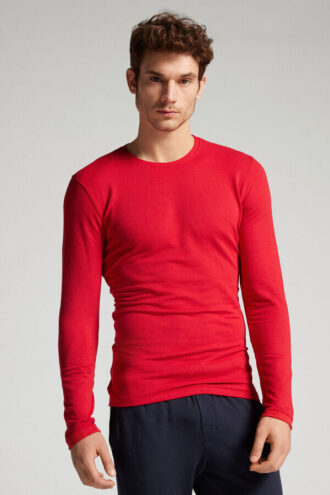 Long-Sleeve Modal-Cashmere Top