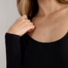 Long Sleeve Scoop Neck Top in Micro-Modal Long Sleeve Scoop Neck Top in Micro-Modal