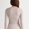 Long Sleeve Scoop Neck Top in Ultralight Modal with Cashmere Long Sleeve Scoop Neck Top in Ultralight Modal with Cashmere