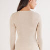 Long Sleeve Scoop Neck Top in Ultralight Modal with Cashmere Long Sleeve Scoop Neck Top in Ultralight Modal with Cashmere