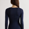 Long Sleeve Scoop Neck Top in Ultralight Modal with Cashmere Long Sleeve Scoop Neck Top in Ultralight Modal with Cashmere