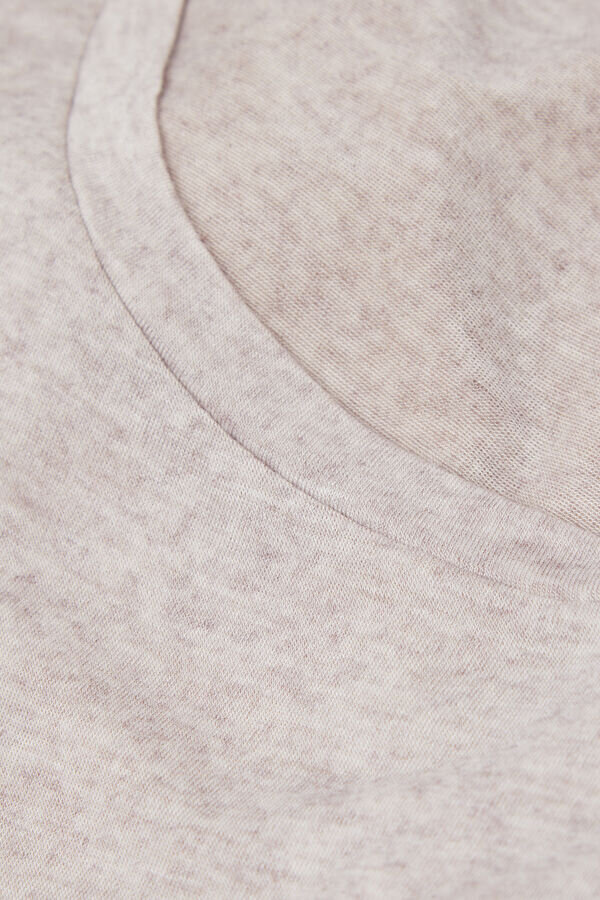 Long Sleeve Scoop Neck Top in Ultralight Modal with Cashmere Long Sleeve Scoop Neck Top in Ultralight Modal with Cashmere