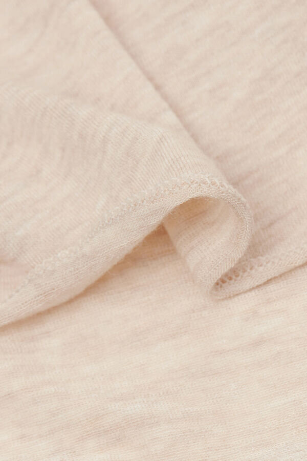 Long Sleeve Scoop Neck Top in Ultralight Modal with Cashmere Long Sleeve Scoop Neck Top in Ultralight Modal with Cashmere