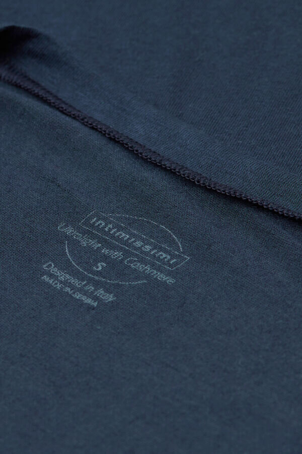 Long Sleeve Scoop Neck Top in Ultralight Modal with Cashmere Long Sleeve Scoop Neck Top in Ultralight Modal with Cashmere