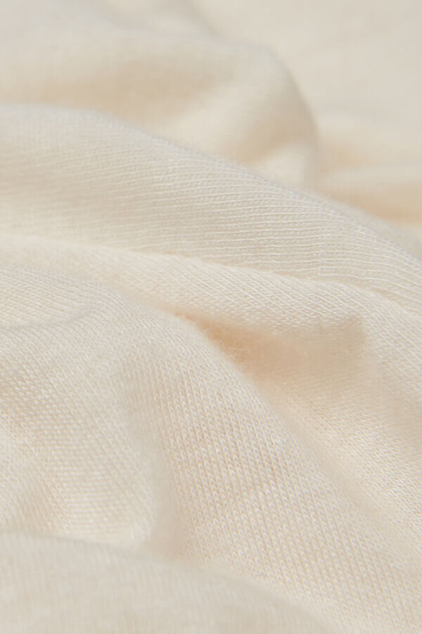 Long Sleeve Scoop Neck Top in Ultralight Modal with Cashmere Long Sleeve Scoop Neck Top in Ultralight Modal with Cashmere