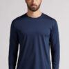Long-Sleeved Top in Premium Mercerized Cotton