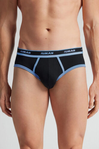 Men’S Superior Cotton Briefs with Logo
