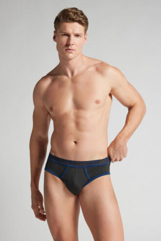 Men’S Superior Cotton Briefs with Logo