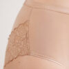Microfiber and Lace High Rise Panties