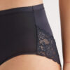 Microfiber and Lace High Rise Panties