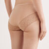 Microfiber and Lace High Rise Panties