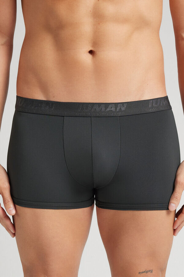 Microfiber Boxers with Logo Microfiber Boxers with Logo