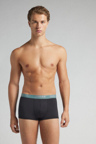 Microfiber Boxers with Logo