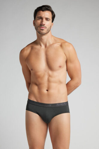 Microfiber Briefs with Logo