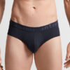 Microfiber Briefs with Logo Detail