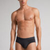 Microfiber Briefs with Logo Detail