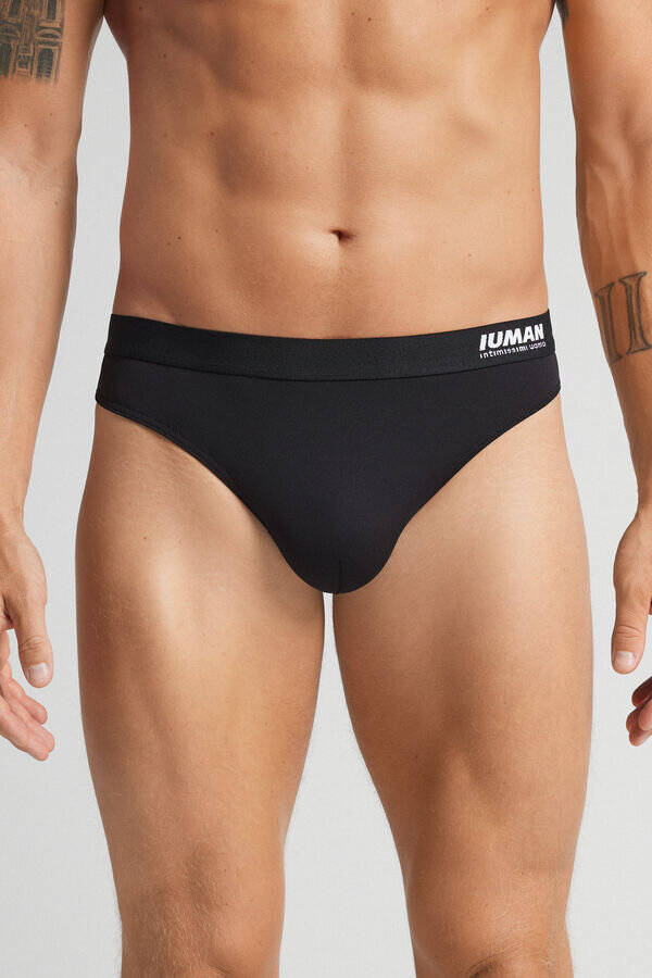 Microfiber Thong with Logo Microfiber Thong with Logo