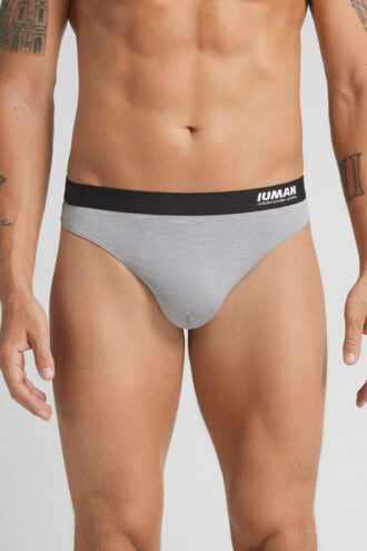 Microfiber Thong with Logo