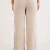 Modal and Cashmere Long Palazzo Pants