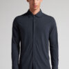Modal and Silk Pique Shirt Modal and Silk Pique Shirt