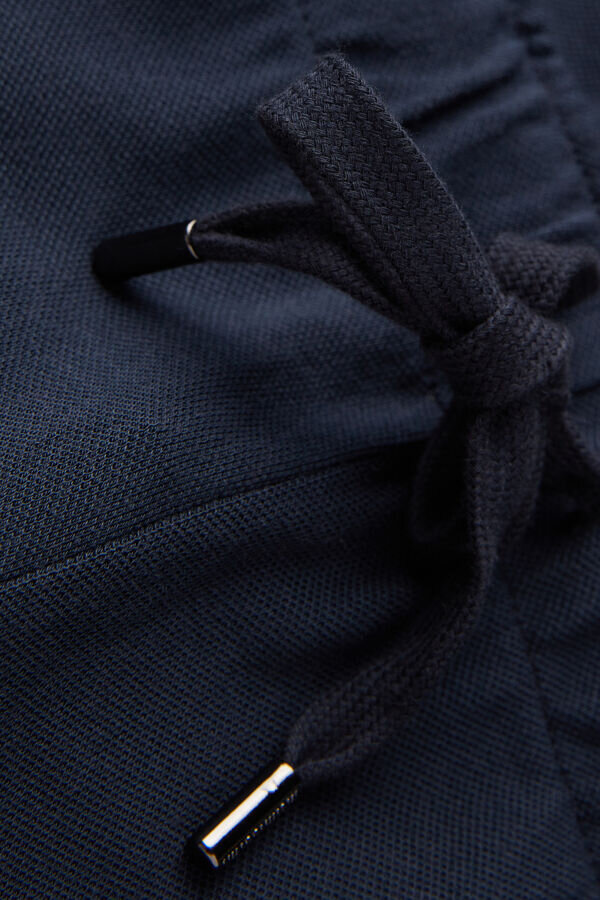 Modal and Silk Pique Shorts Modal and Silk Pique Shorts