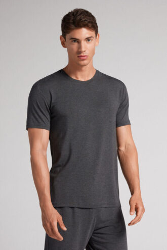 Modal and Silk T-Shirt