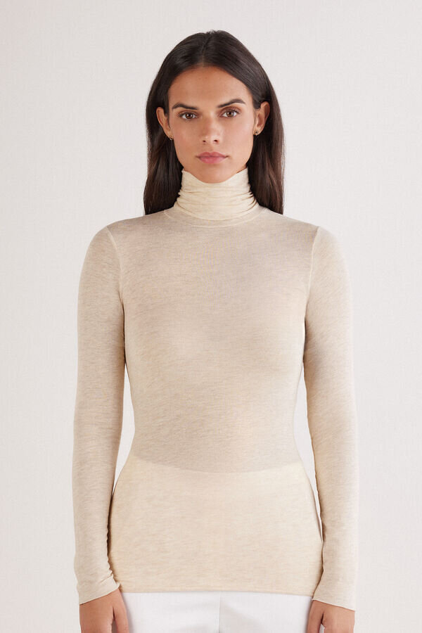 Modal Cashmere Ultralight High-Neck Top Modal Cashmere Ultralight High-Neck Top