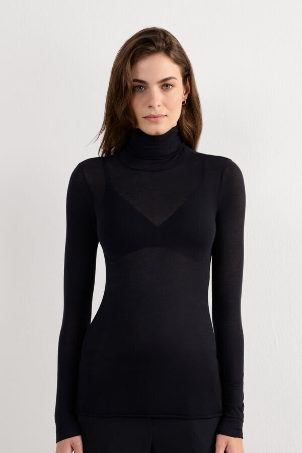 Modal Cashmere Ultralight High-Neck Top Modal Cashmere Ultralight High-Neck Top