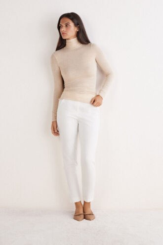 Modal Cashmere Ultralight High-Neck Top